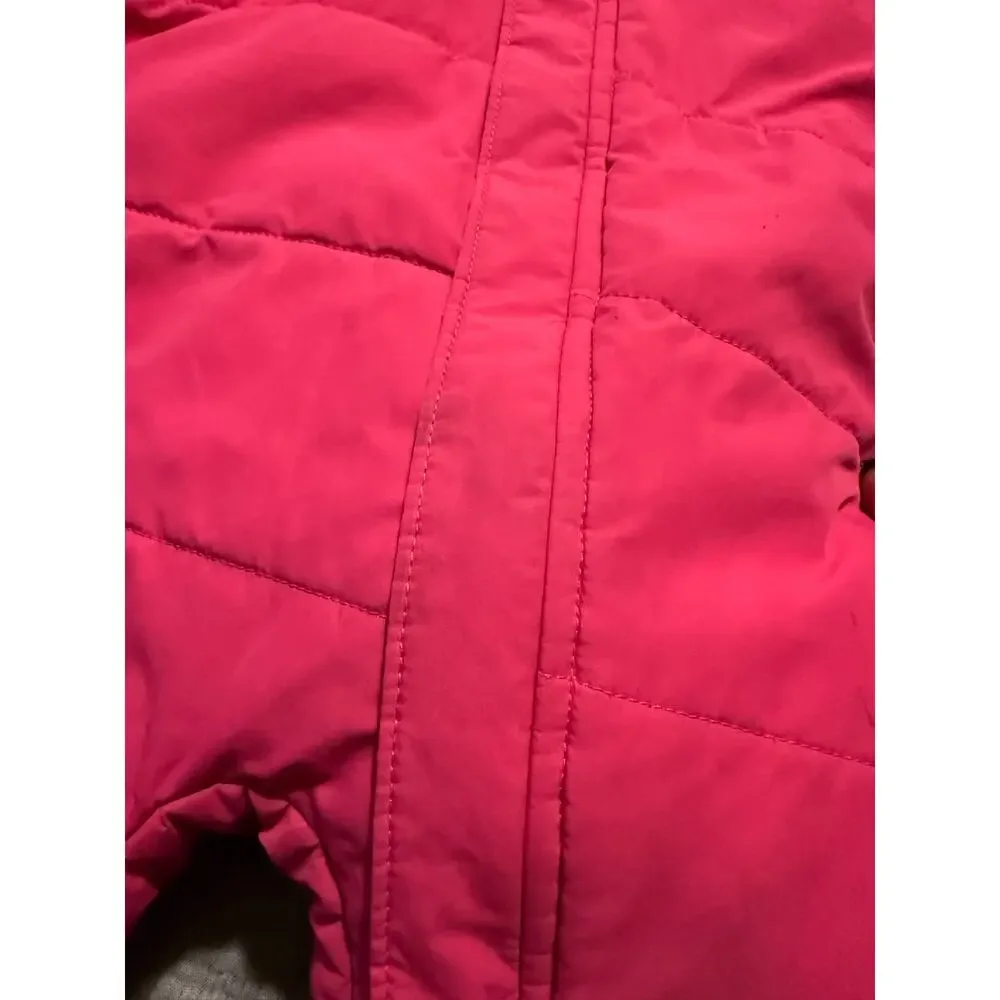 The North Face One Piece Infant Baby Winter Suit Bunting Pink Sz 6-12 Months
